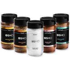 Osmo 5pc Salt & Seasoning Set - Butcher Rub, Coastal Catch, Garden Harvest, Gold picture