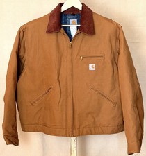 Vtg 2009 Carhartt J01 BRN Detroit Jacket Made in USA NWOT Pristine Brown 54 2XL picture