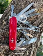 Swiss Army Original Knife, Red Swisschamp, Victorinox 1.6795, New In Box picture