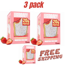 Legendary Foods Protein, Pastry - Strawberry 12 Pack (3box) - Protein Snack picture