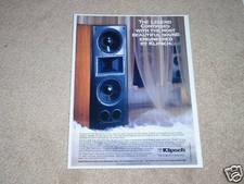 Klipsch Epic Series Speaker Ad,1992,Beautiful 1 page picture