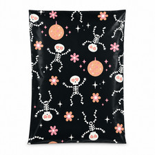 10x13 Halloween Skeleton Shipping Envelopes Skelly Printed Poly Mailers picture