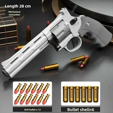 ZP5 Revolver Soft Bullet Toy Gun 357 Simulation Pistol with Ejection Action picture
