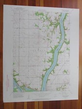 Prescott Wisconsin 1961 Original Vintage USGS Topo Map picture