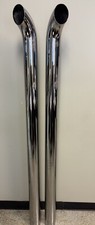 Chrome Stacks 4 Inch Curved Pipe 4