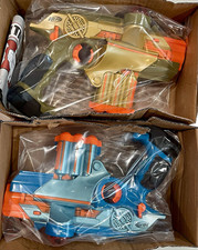 NERF N-Strike Elite Phoenix LTX Blaster Set Lot of 2 Blue/Tan 92692 picture