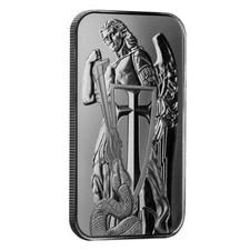 1oz .999 Silver Bar - Scottsdale Mint Archangel Silver Bullion Bar #A522 picture