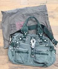 George Gina & Lucy Double B Teal Green Y2K Multipocket Bag w/ Dust Bag MINT picture