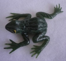 Vintage Rubber Frog Toy Figure Hong Kong Mint New NOS Jiggler picture