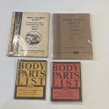 1933-1937 Ford Body Parts Lists picture