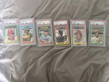 1975 Topps Baseball Lot Of  12x PSA  Schmidt Bench Jackson Seaver Killebrew Wow picture