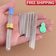 40pcs/set Large Eye Hand Sewing Needles Premium Stainless Steel Needle For Craft picture