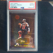 Topps 1997-98 Topps 40 Michael Jordan #T40-5 PSA 8 Chicago Bulls picture