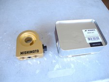 Mishimoto Thermostatic Oil Cooler Sandwich Plate M20 or 3/4-16UNF MMOP-SPT NEW picture