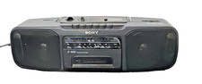 Vintage Sony CFS-200 AM/FM Radio Cassette-Corder Boombox 2-Way Speaker System picture