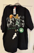 NEW Vintage Majestic Boston Celtics Rajon Rondo #9 Graphic T-Shirt Men’s 2XL picture