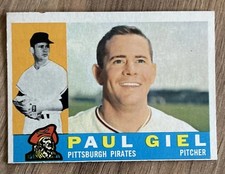 1960 Topps - High # Paul Giel #526 VG-EX picture