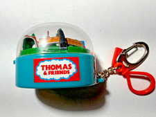 Vintage Thomas & Friends Moving Mini Train Dome Keychain picture