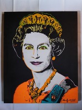 ANDY WARHOL OIL ON CANVAS PAINTING picture