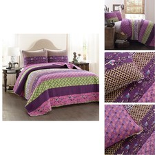 Lush Decor Royal Empire Reversible Cotton Quilt Set - Boho Decor C12741P13-000 picture