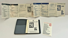 RARE 1991 Porsche Dealership Fact Book + 24 Key selling points 2 Pricing guides picture