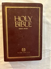 VTG 1976 Holy Bible KJV Giant Print Reference Edition picture