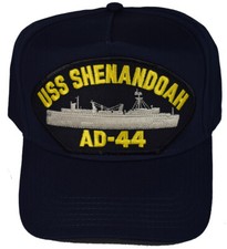 USS SHENANDOAH AD-44 SHIP HAT - NAVY BLUE - Veteran Owned Business picture