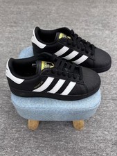 Adidas Superstar XLG Men's Black Leather Shoes IG9777 Metallic Rubber Outsole picture