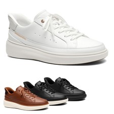 Men's Breathable Casual Sneakers Dress Shoes Slip On Lace Up Walking Business picture