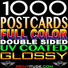 1000 Full Color 4x6 GLOSSY 2 SIDED 4