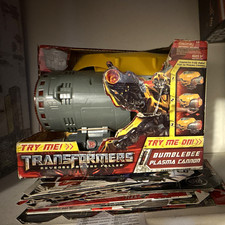 Transformers Revenge of the Fallen Bumblebee Plasma Cannon Try Me 2009 Ages 5+ picture