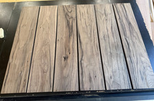 Walnut rustic character grade (10) pieces 4”x24”x1/4” kiln dried surface 2 sides picture