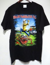 vtg Iron Maiden FC FLORIDA EDDIE GOLF t-shirt 2011 Final Frontier Dates FAN CLUB picture