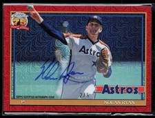 Nolan Ryan Auto 2026 Topps #91C2-49 1991 35th Chrome Red Silver Pack /5 picture