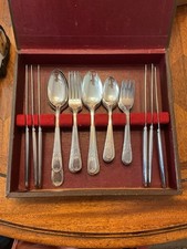 Vintage 1847 Roger’s Bros Silver 32 Piece Flatware Set Old Colony picture