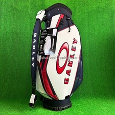 Oakley Golf Cart Bag 9.5 x 47in 5-way 18.0 2025 Padded Shoulder White Multi New picture