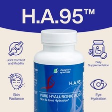 Longevity by Nature H.A.95 Hyaluronic Acid Supplement– 60 Capsules picture