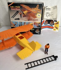 VTG 1983 Tonka Fall Guy Biplane Stunt Plane Near Complete w/ Box - Needs Repair picture