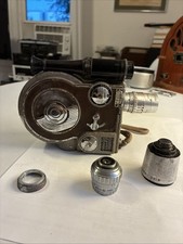 Vintage Revere 8mm Movie Camera w/Wollensak, Wittnauer and Argus Lenses Works picture