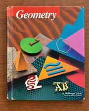 Geometry Jurgensen Brown McDougal Littell 2000 Hardcover Textbook 0395977274 picture