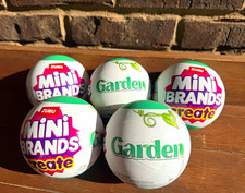 ZURU Mini Brands  Create Garden Mystery Capsule Balls Lot of 5 picture