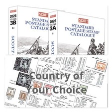 Country Pages from 2026 Scott Standard Postage Stamp Catalog 3A-3B FREE US SHIP picture