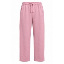 Skims Cotton Fleece Straight Leg Pant Pink Womens Medium Cherry Blossom picture
