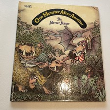 Vintage One Monster After Another Mercer Mayer 1974 Hardcover 1st Printing picture