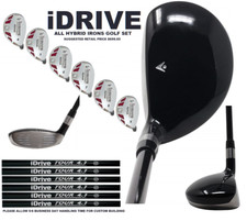 NEW iDRIVE ALL HYBRID FULL SET 4-5-6-7-8-9 Regular GRAPHITE SHAFT-STANDARD GRIP picture