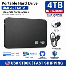 Portable 2.5in 4TB HDD External Hard Drive Enclosure USB 3.0 SATA Disk picture