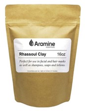 Aromine Rhassoul Clay Powder 16oz Moroccan 16 Ounce (Pack of 1), brown picture