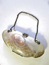 VICTORIAN ERA small Purse - made from a Clam Shell picture
