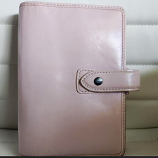 Filofax Malden Pink Leather Ring Organizer Personal Size picture