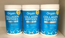 3 Orgain Collagen Peptides Probiotics, Hair+Skin+Nail & Joint Support 1.6lb picture